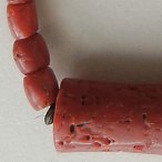 antique coral necklace Africa