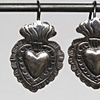State of Mexico corazon earrings