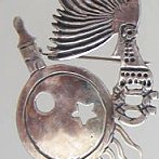 Mexico Tlaxcala silver pin
