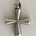 silver Ethiopian cross