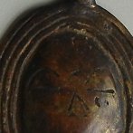 Naga bronze pendant