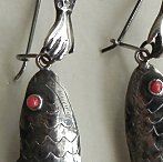 fish earrings Mxico