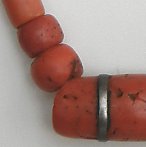 antique coral necklace Africa