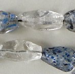 glazed ancient crystal beads
