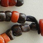 North Africa black coral and amber