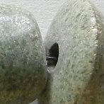 large preColumbian greenstone beads