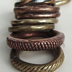 Africa metal rings