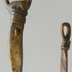 African bronze phallic amulets
