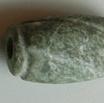 preColumbian green stone bead