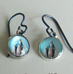 Mexico saint earrings