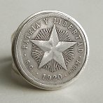 Cuba coin ring