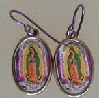 Virgin of Guadalupe earrings