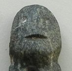 PreColumbian greenstone figure pendant