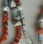 ancient beads carnelian faience