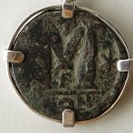 Byzantine coin pendant