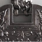 China silver lock pendant