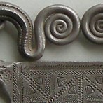 Golden Triangle antique silver spirit locks