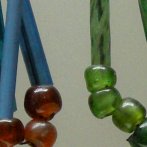 tubular glass beads