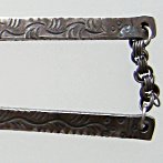 silver chopsticks and hair pin