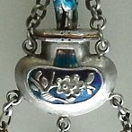 Chinese silver necklace