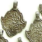 Afghani silver pendants