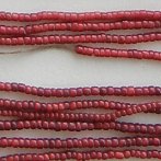 red whiteheart beads