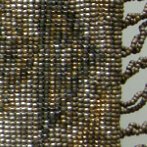 vintage bag made of steel beads