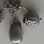 silver chain & pendants