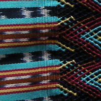 colourful rebozo Tenancingo Mexico