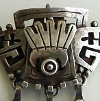 Taxco vintage silver pin