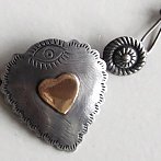 Taxco heart necklace
