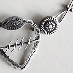 Taxco heart necklace